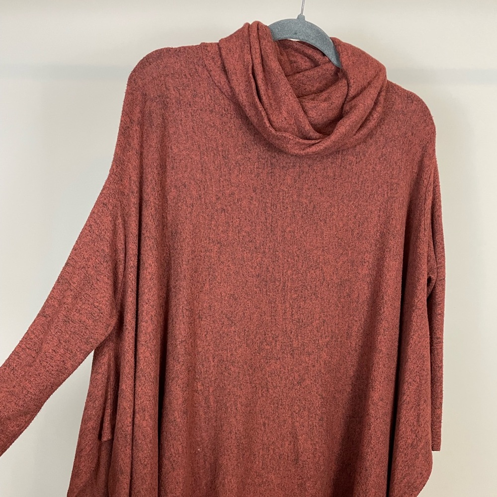 Akira Chicago Flowy Turtleneck Sweater